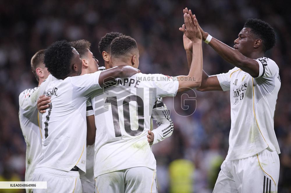 Kylian Mbappe At Real Madrid Cf V Valencia CF- Madrid