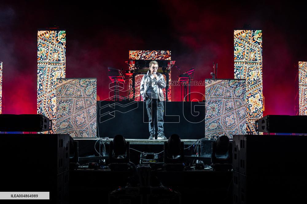 Jean-Michel Jarre At Concert on Registan Square - Samarkand