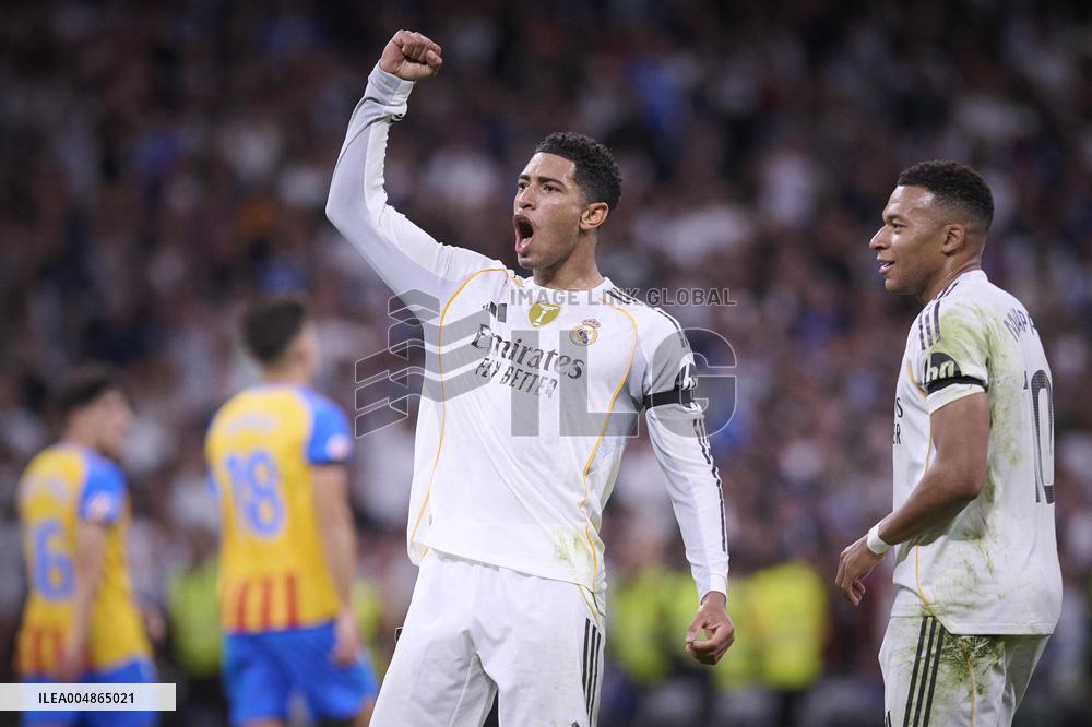 Kylian Mbappe At Real Madrid Cf V Valencia CF- Madrid