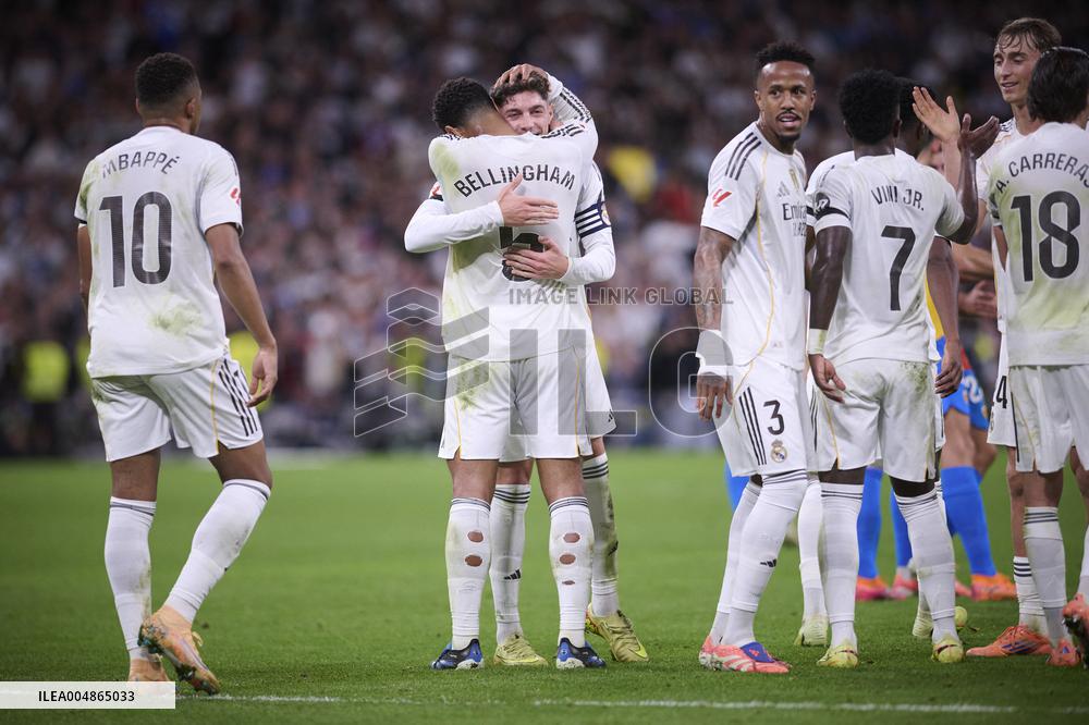 Kylian Mbappe At Real Madrid Cf V Valencia CF- Madrid