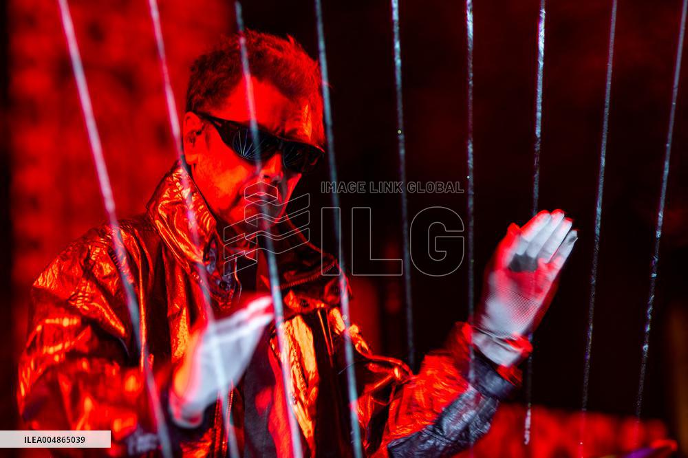 Jean-Michel Jarre At Concert on Registan Square - Samarkand