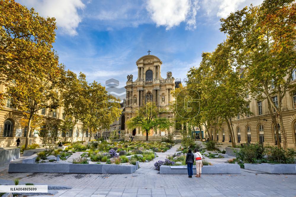Garden In Tribute To The Victims Of The Paris Attacks - France