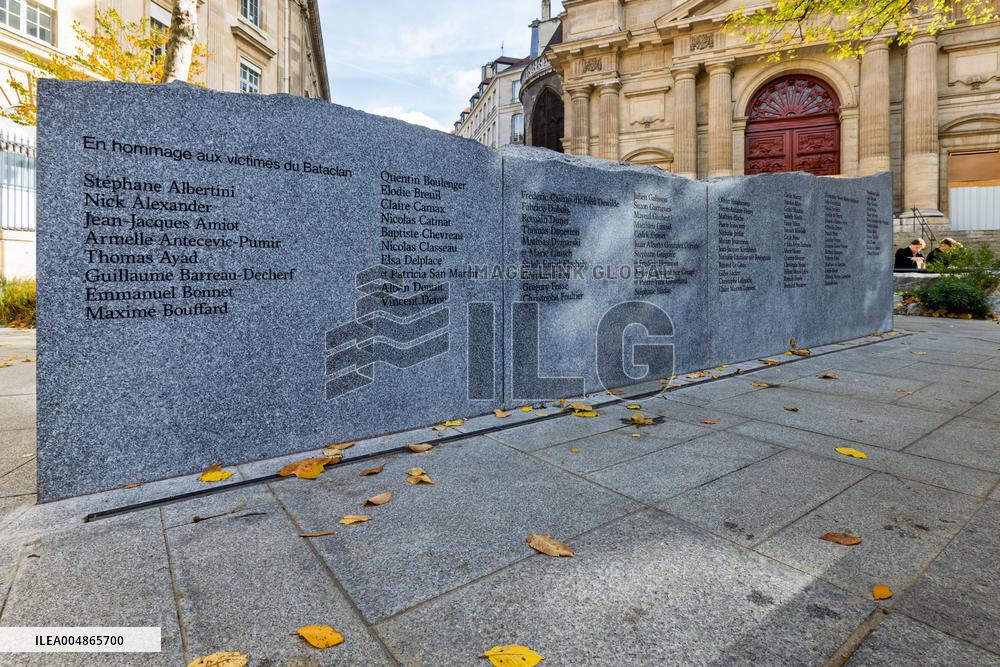 Garden In Tribute To The Victims Of The Paris Attacks - France