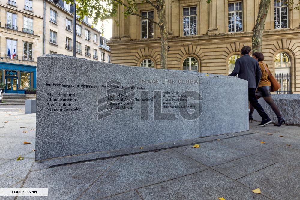 Garden In Tribute To The Victims Of The Paris Attacks - France