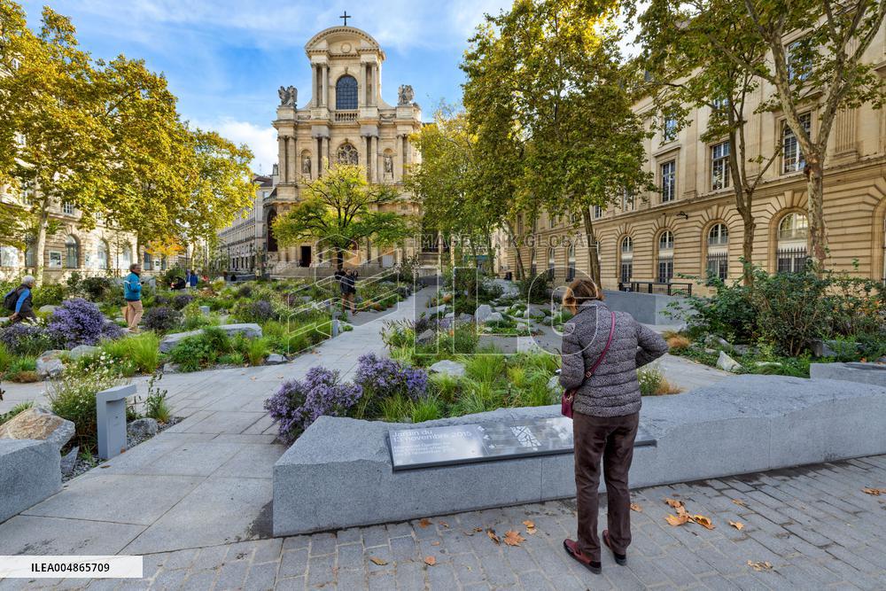 Garden In Tribute To The Victims Of The Paris Attacks - France