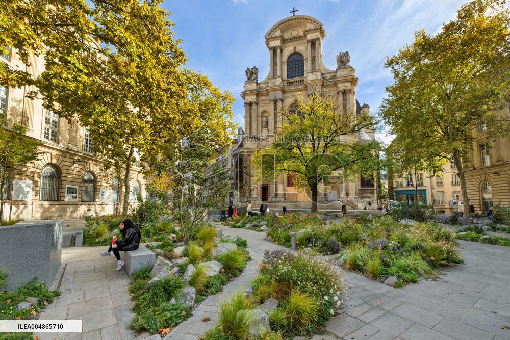 Garden In Tribute To The Victims Of The Paris Attacks - France