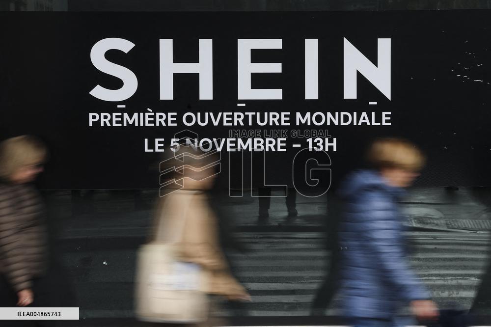 Shein Store Illustration - Paris
