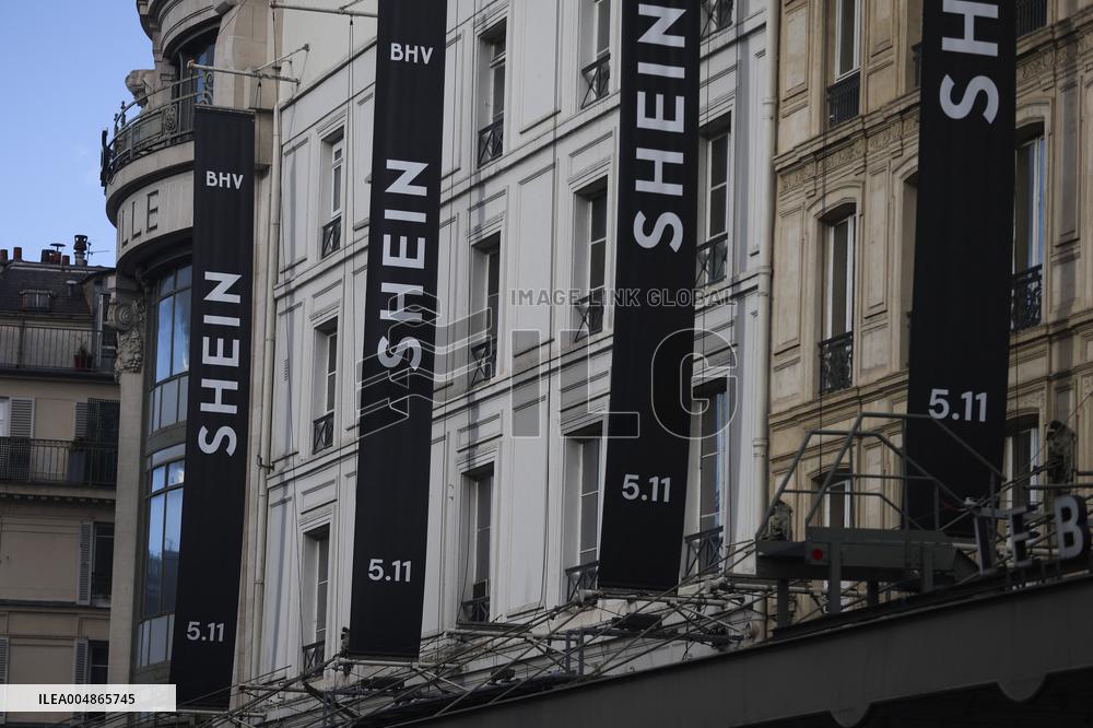 Shein Store Illustration - Paris