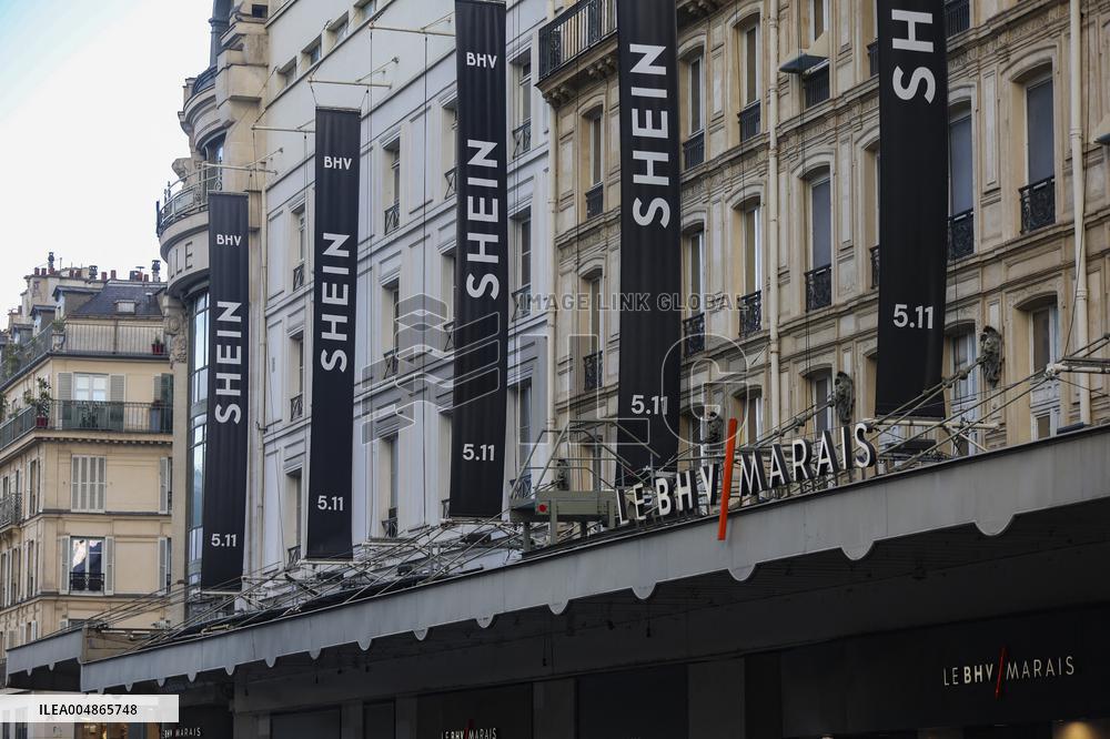 Shein Store Illustration - Paris