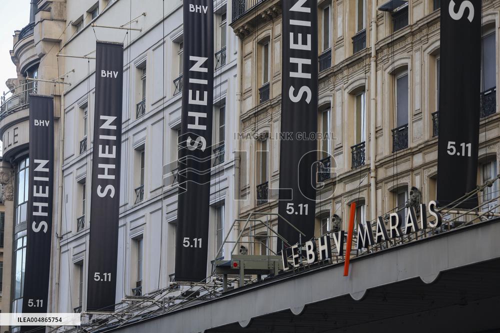 Shein Store Illustration - Paris