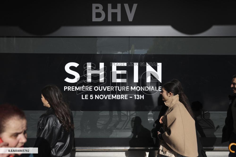 Shein Store Illustration - Paris