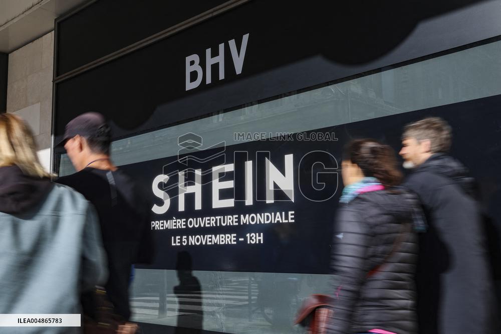 Shein Store Illustration - Paris