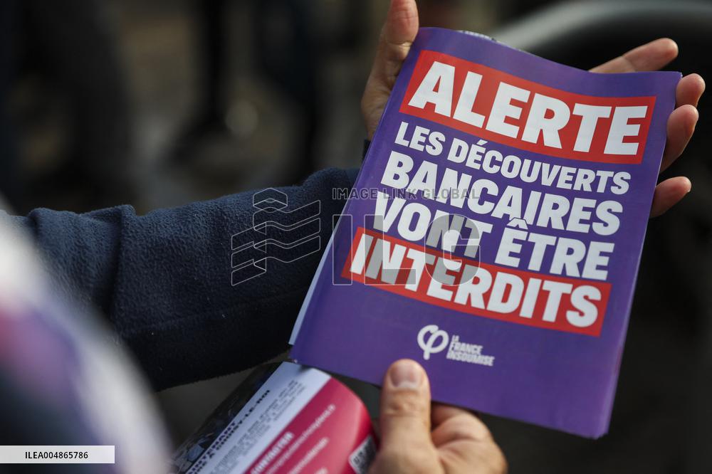 Jean-Luc Melenchon Visit To Market - Choisy-Le-Roi
