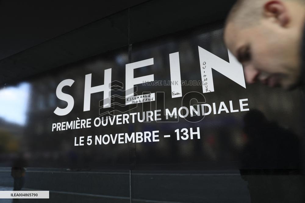 Shein Store Illustration - Paris