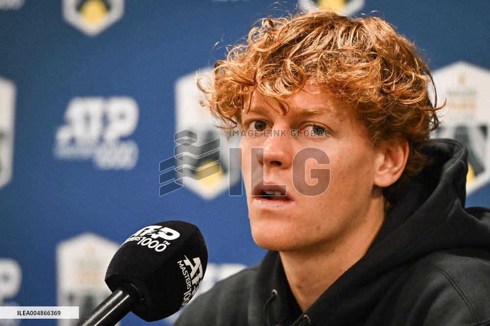 Jannik Sinner presser at the Rolex Paris Masters 2025 in Paris FA