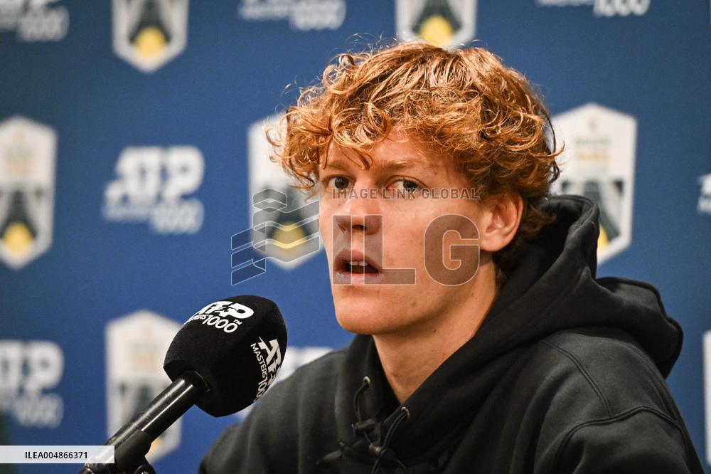Jannik Sinner presser at the Rolex Paris Masters 2025 in Paris FA