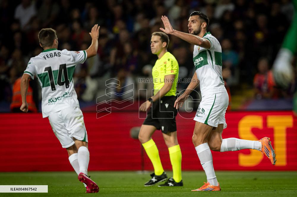 CALCIO - LaLiga - FC BARCELONA - ELCHE CF