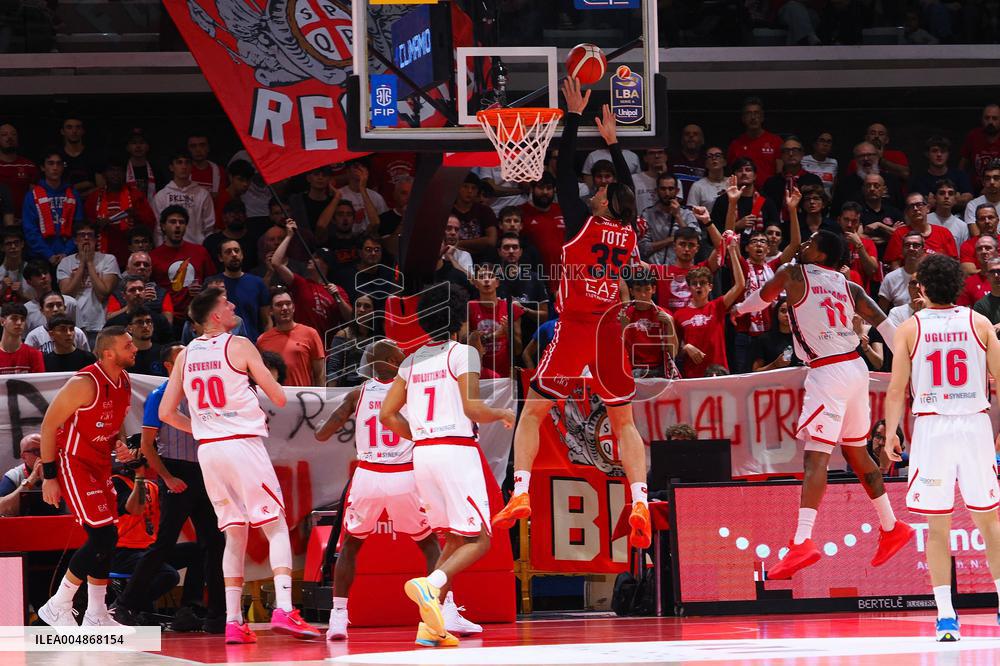 BASKET - Serie A - Una Hotels Reggio Emilia vs EA7 Emporio Armani Milano