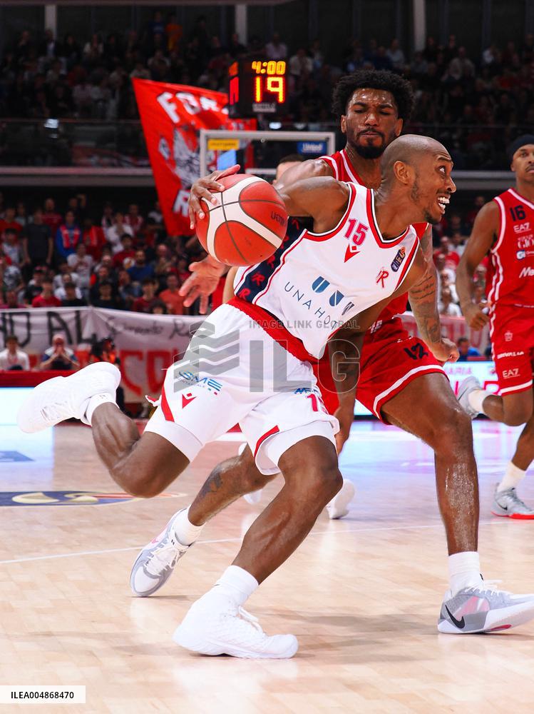 BASKET - Serie A - Una Hotels Reggio Emilia vs EA7 Emporio Armani Milano