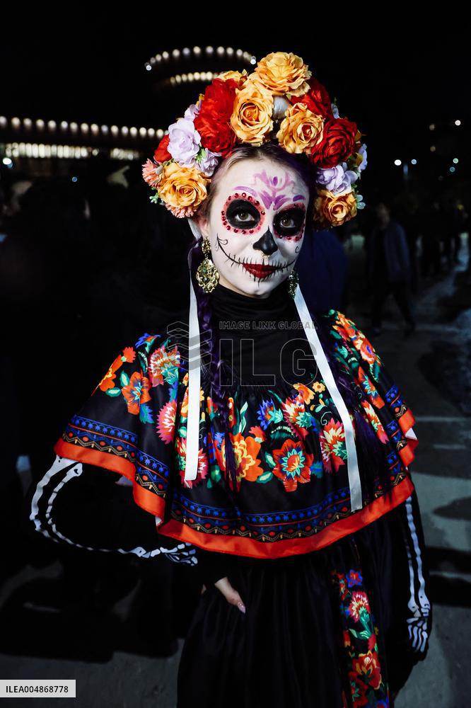 Day of the Dead Parade in Milan