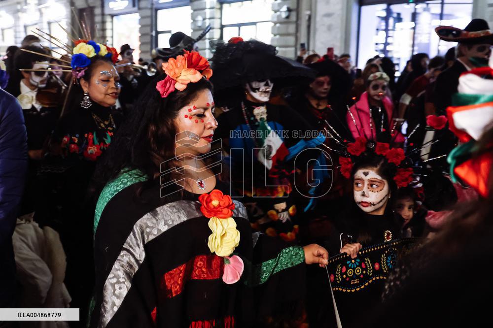 Day of the Dead Parade in Milan