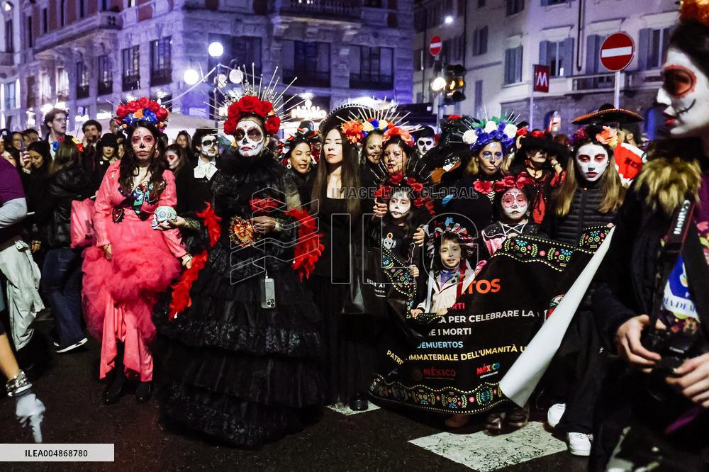 Day of the Dead Parade in Milan