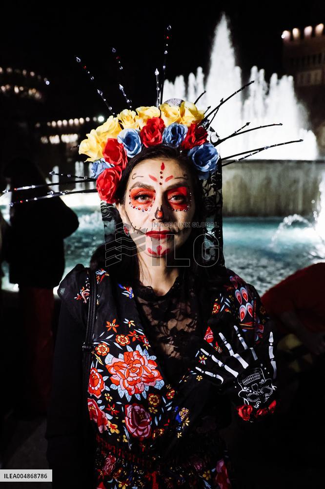 Day of the Dead Parade in Milan