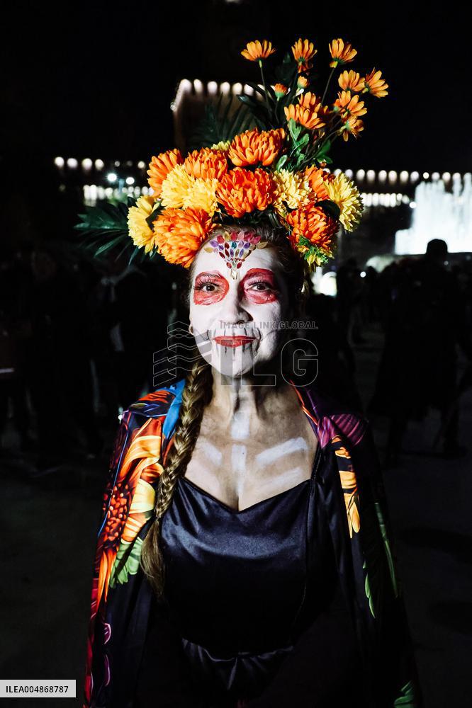 Day of the Dead Parade in Milan