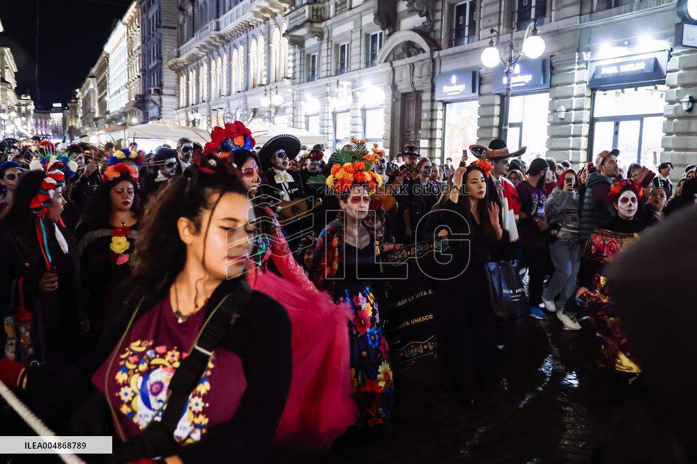 Day of the Dead Parade in Milan