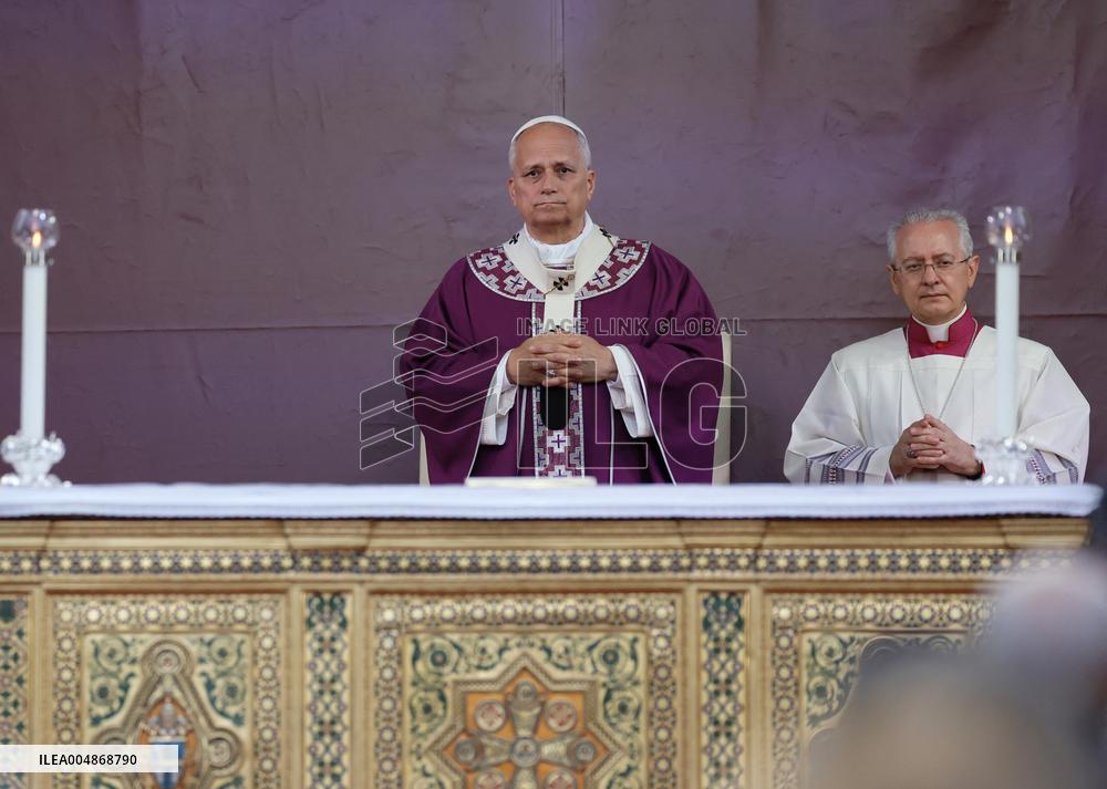 Pope Leone XIV Celebrates Mass at Verano Cemetery - Rome