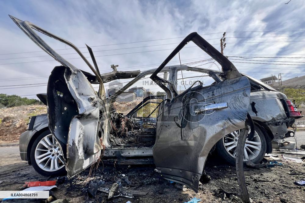 Israeli Attack in Kfar Roummane - Lebanon