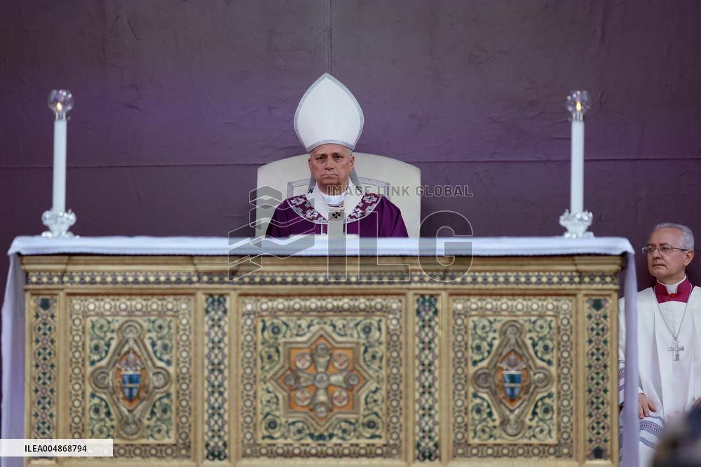 Pope Leone XIV Celebrates Mass at Verano Cemetery - Rome