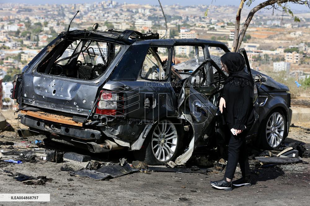 Israeli Attack in Kfar Roummane - Lebanon