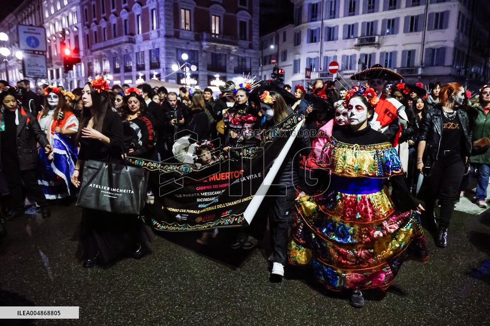 Day of the Dead Parade in Milan