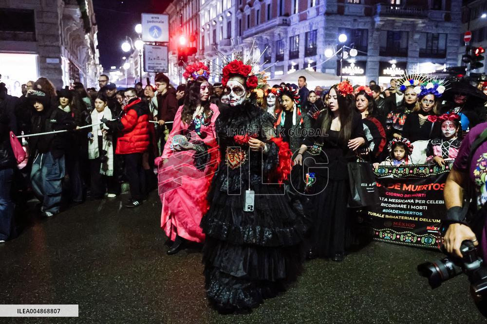 Day of the Dead Parade in Milan