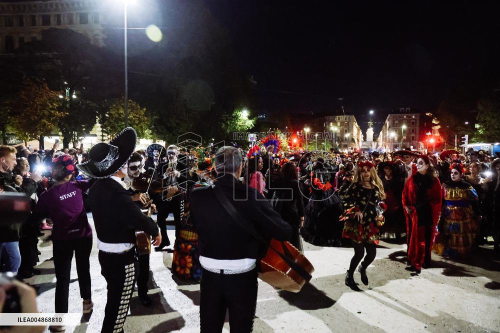 Day of the Dead Parade in Milan