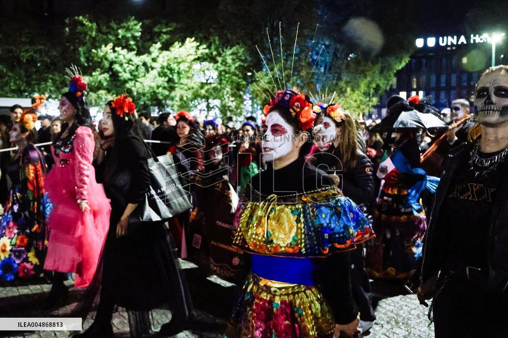 Day of the Dead Parade in Milan