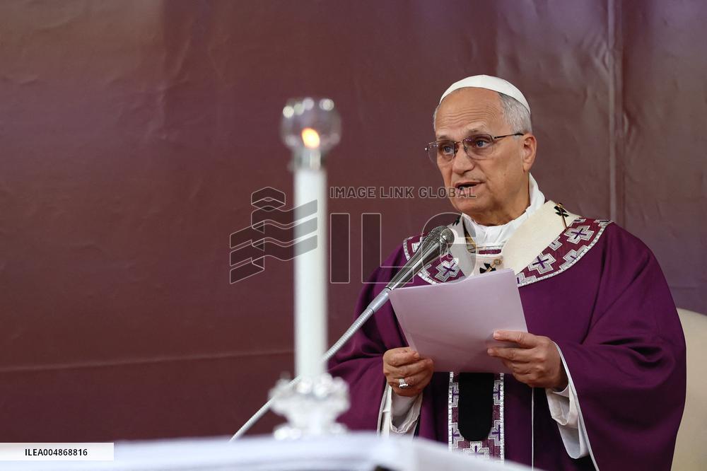Pope Leone XIV Celebrates Mass at Verano Cemetery - Rome