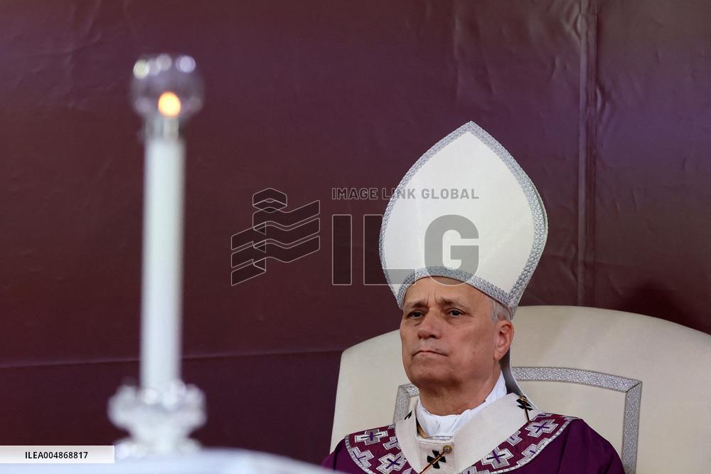 Pope Leone XIV Celebrates Mass at Verano Cemetery - Rome
