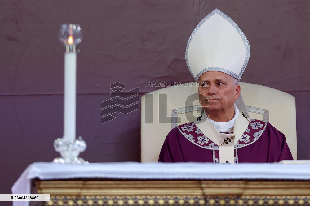 Pope Leone XIV Celebrates Mass at Verano Cemetery - Rome