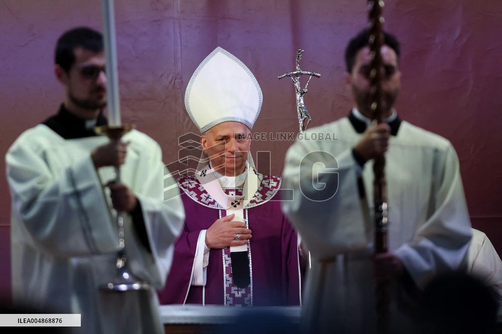 Pope Leone XIV Celebrates Mass at Verano Cemetery - Rome
