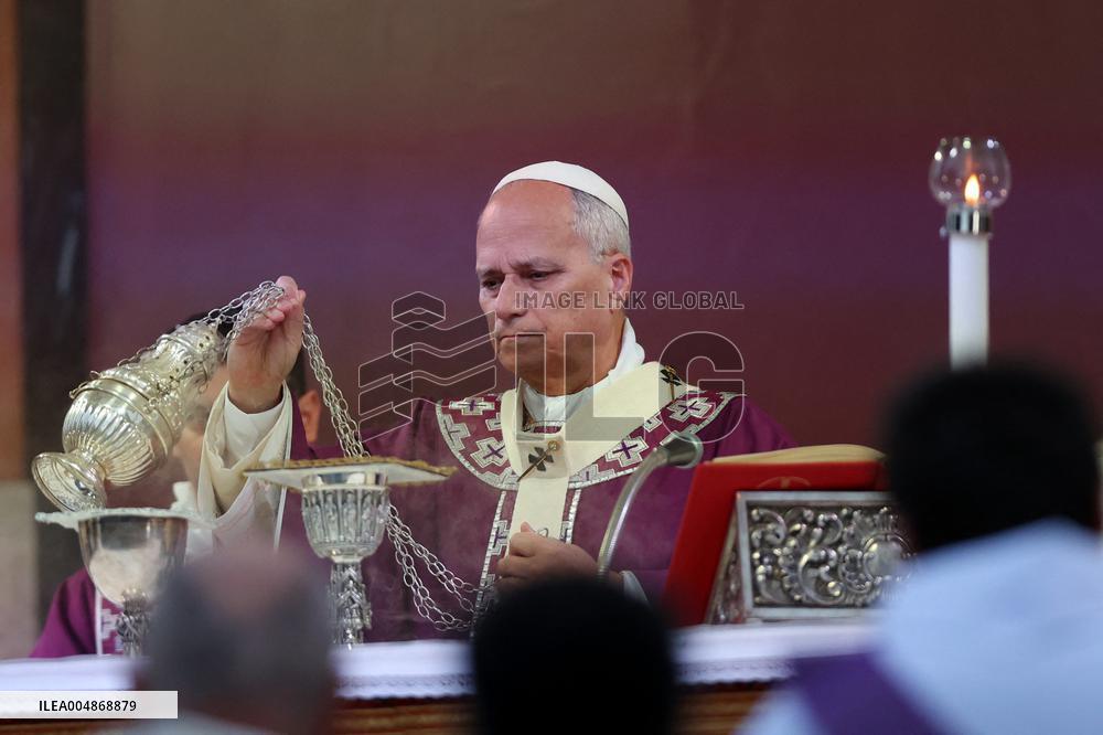 Pope Leone XIV Celebrates Mass at Verano Cemetery - Rome