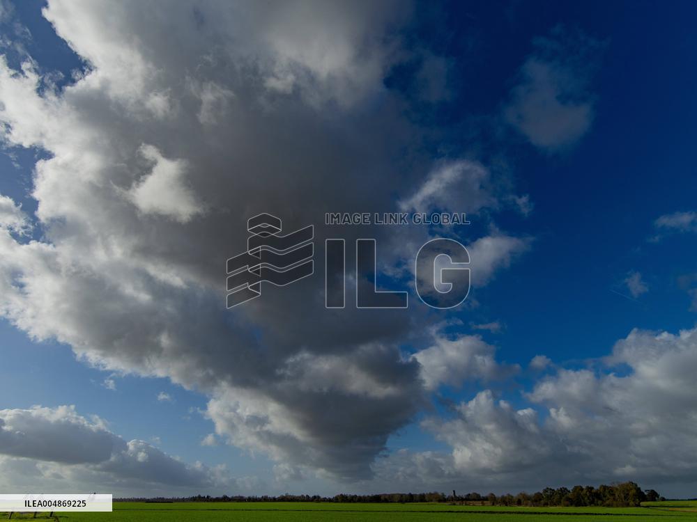 Illustration - Cloudy Weather in Normandy - France