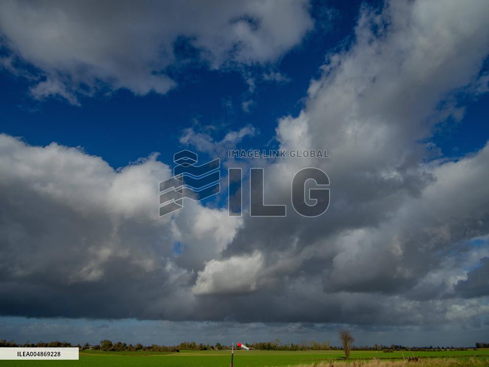 Illustration - Cloudy Weather in Normandy - France
