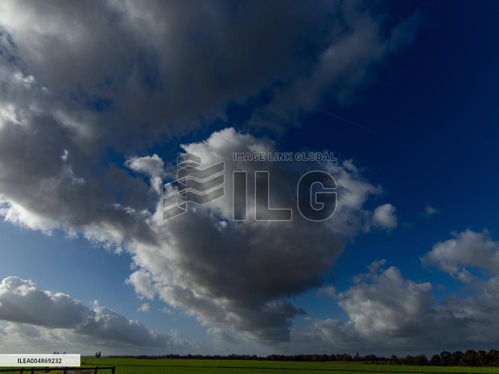 Illustration - Cloudy Weather in Normandy - France