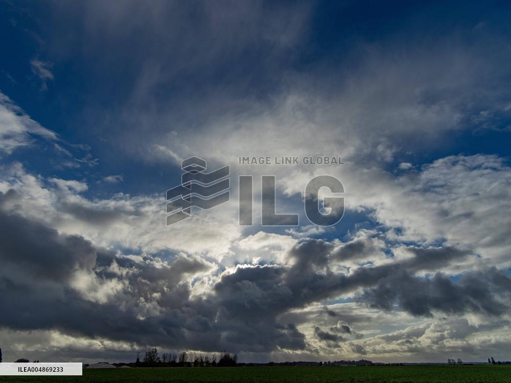 Illustration - Cloudy Weather in Normandy - France