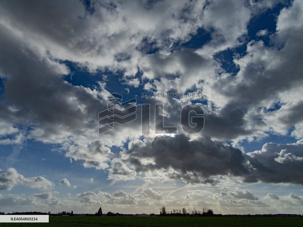 Illustration - Cloudy Weather in Normandy - France