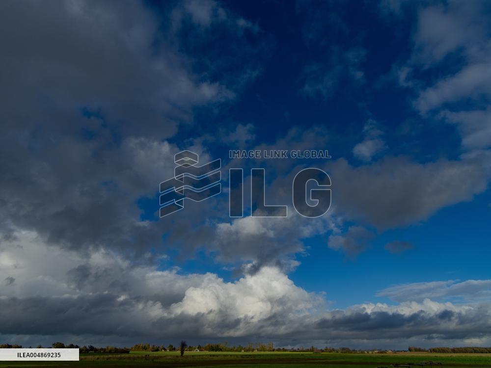 Illustration - Cloudy Weather in Normandy - France
