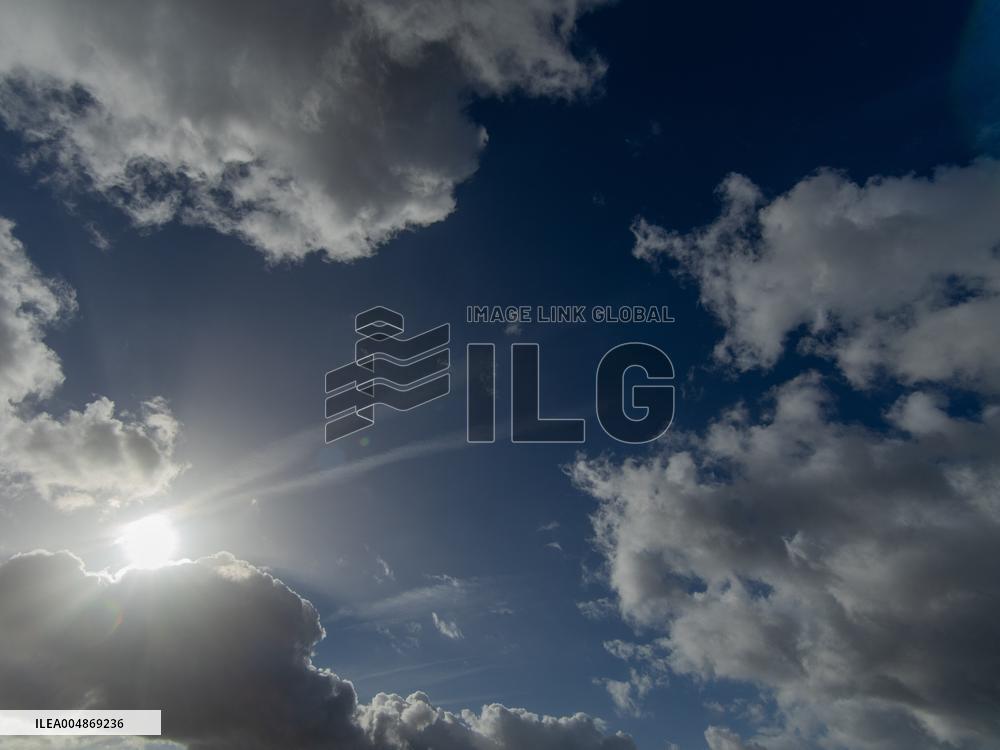 Illustration - Cloudy Weather in Normandy - France