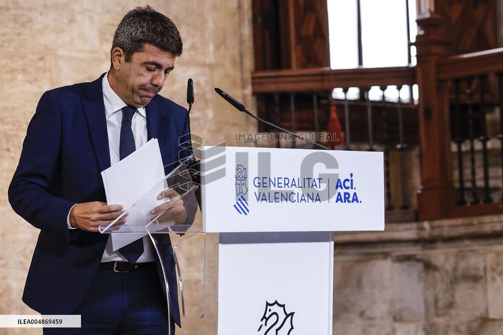President of Valencia Resigns After 2024 Floods - Valencia